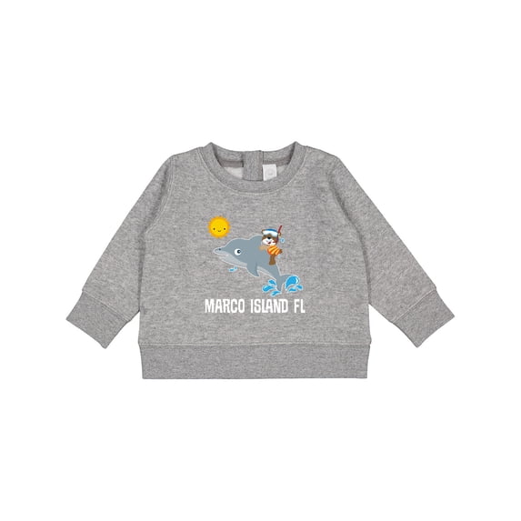 Inktastic Marco Island Florida Vacation Baby Sweatshirt