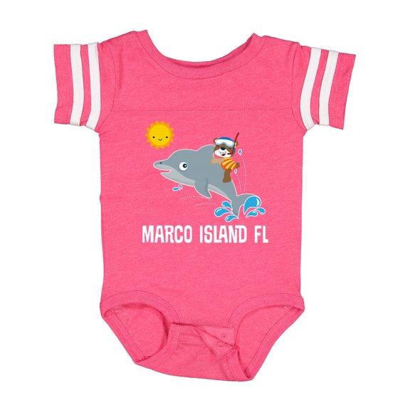 Inktastic Marco Island Florida Vacation Boys or Girls Baby Bodysuit
