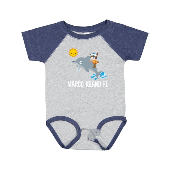 Inktastic Marco Island Florida Vacation Boys or Girls Baby Bodysuit