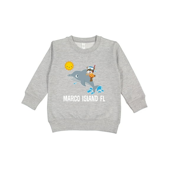 Inktastic Marco Island Florida Vacation Toddler Sweatshirt