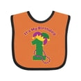 thumbnail image 1 of Inktastic Mardi Gras 1st Birthday Boys or Girls Baby Bib, 1 of 4