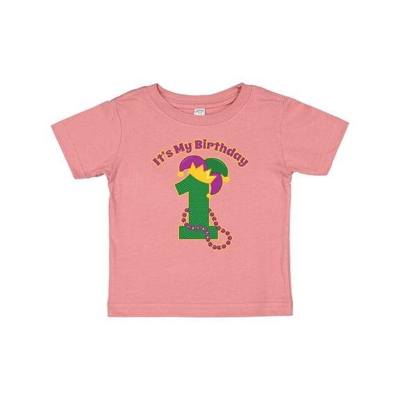 Inktastic Mardi Gras 1st Birthday Boys or Girls Baby T-Shirt