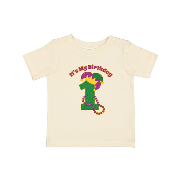 Inktastic Mardi Gras 1st Birthday Boys or Girls Baby T-Shirt