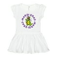 thumbnail image 1 of Inktastic Mardi Gras 2021 Party Alligator Girls Toddler Dress, 1 of 5