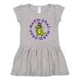 thumbnail image 1 of Inktastic Mardi Gras 2021 Party Alligator Girls Toddler Dress, 1 of 5