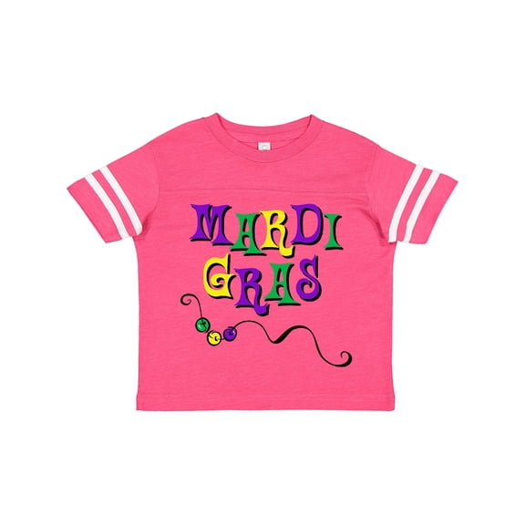 Inktastic Mardi Gras Beads Boys or Girls Toddler T-Shirt
