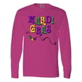 thumbnail image 1 of Inktastic Mardi Gras Beads Long Sleeve T-Shirt, 1 of 5
