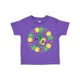 thumbnail image 1 of Inktastic Mardi Gras Beads and Fleur De Lis Boys or Girls Toddler T-Shirt, 1 of 5