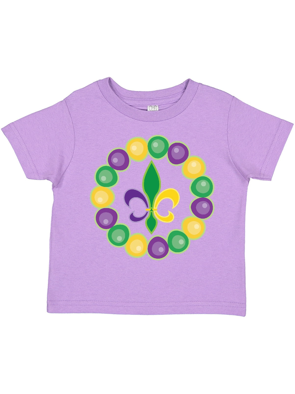Inktastic Mardi Gras Masks And Beads Toddler Long Sleeve T...