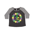 thumbnail image 1 of Inktastic Mardi Gras Beads and Fleur De Lis Women's Plus Size T-Shirt, 1 of 5