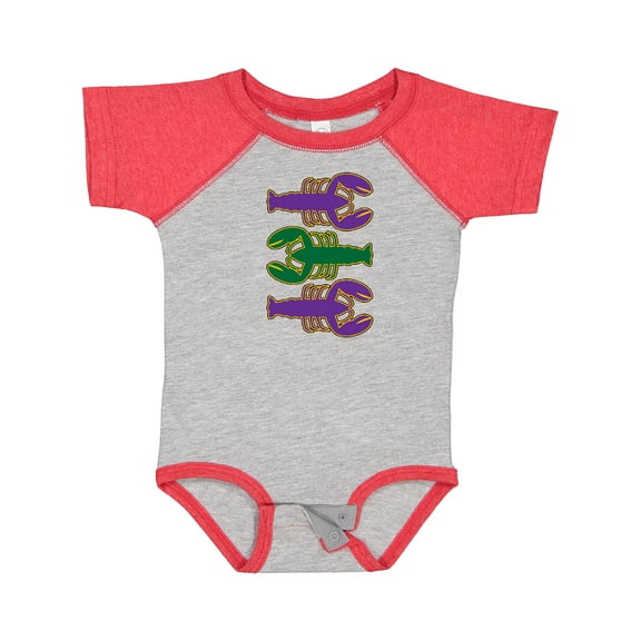Inktastic Mardi Gras Celebration Funny Crawfish Boys or Girls Baby Bodysuit