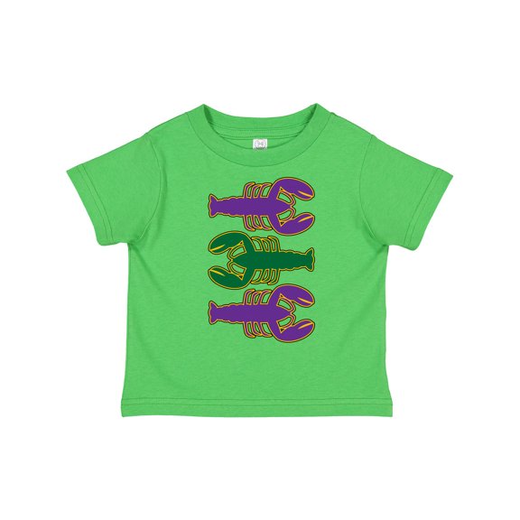 Inktastic Mardi Gras Celebration Funny Crawfish Boys or Girls Toddler T-Shirt
