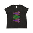 thumbnail image 1 of Inktastic Mardi Gras Celebration Funny Crawfish Women's Plus Size T-Shirt, 1 of 5