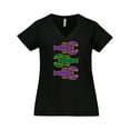 thumbnail image 1 of Inktastic Mardi Gras Celebration Funny Crawfish Women's Plus Size V-Neck T-Shirt, 1 of 5