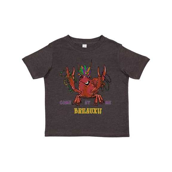Inktastic Mardi Gras Come at Me Breaux Crayfish Boys or Girls Toddler T-Shirt