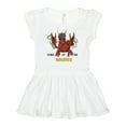thumbnail image 1 of Inktastic Mardi Gras Come at Me Breaux Crayfish Girls Baby Dress, 1 of 5