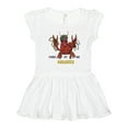 thumbnail image 1 of Inktastic Mardi Gras Come at Me Breaux Crayfish Girls Toddler Dress, 1 of 5