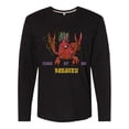 thumbnail image 1 of Inktastic Mardi Gras Come at Me Breaux Crayfish Long Sleeve T-Shirt, 1 of 5