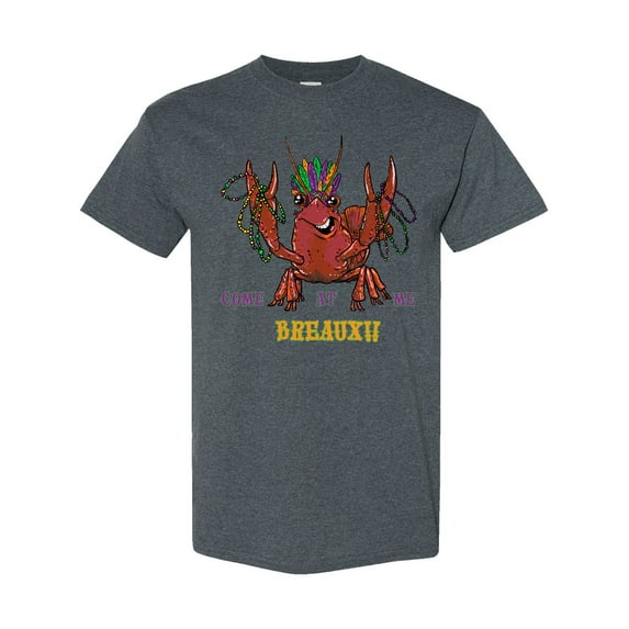Inktastic Mardi Gras Come at Me Breaux Crayfish T-Shirt