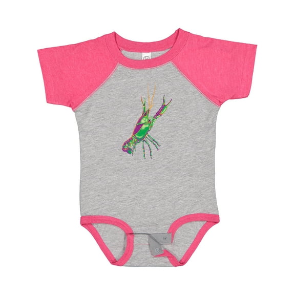 Inktastic Mardi Gras Crayfish Artsy Boys or Girls Baby Bodysuit