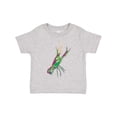 thumbnail image 1 of Inktastic Mardi Gras Crayfish Artsy Boys or Girls Toddler T-Shirt, 1 of 5