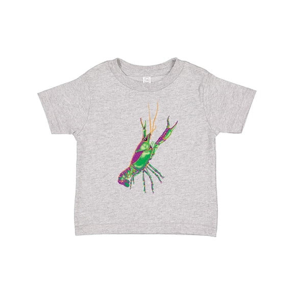 Inktastic Mardi Gras Crayfish Artsy Boys or Girls Toddler T-Shirt