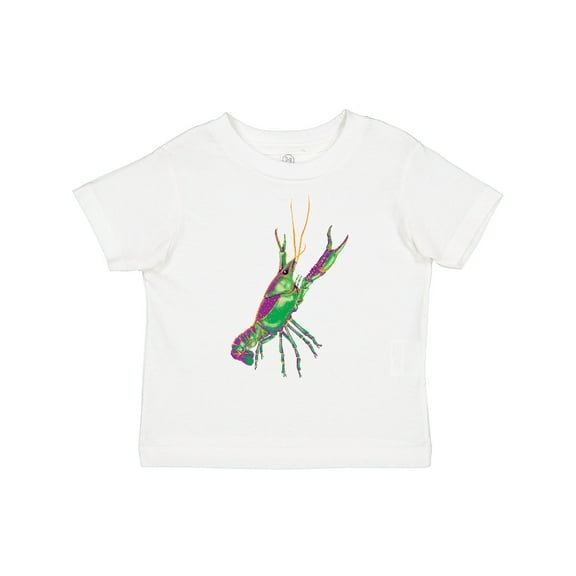 Inktastic Mardi Gras Crayfish Artsy Boys or Girls Toddler T-Shirt