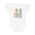 thumbnail image 1 of Inktastic Mardi Gras Flag 2 Boys or Girls Baby Bodysuit, 1 of 5