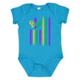 thumbnail image 1 of Inktastic Mardi Gras Flag 2 Boys or Girls Baby Bodysuit, 1 of 5