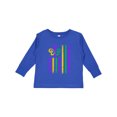 thumbnail image 1 of Inktastic Mardi Gras Flag 2 Boys or Girls Long Sleeve Toddler T-Shirt, 1 of 5