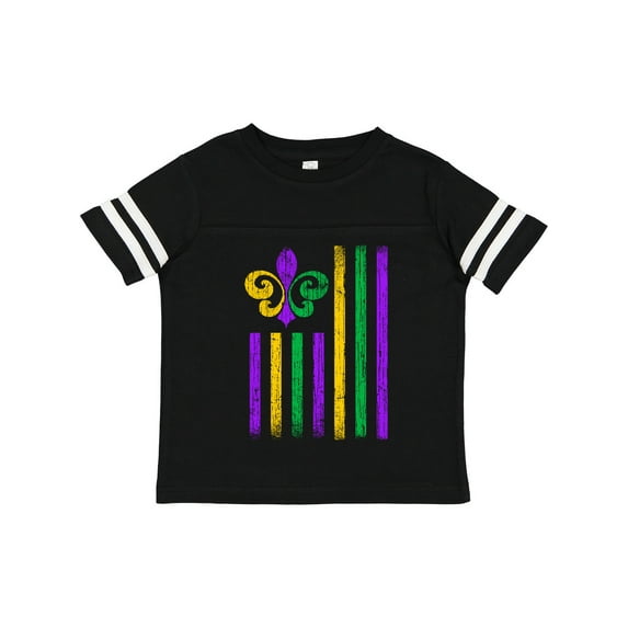 Inktastic Mardi Gras Flag 2 Boys or Girls Toddler T-Shirt