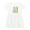 thumbnail image 1 of Inktastic Mardi Gras Flag 2 Girls Toddler Dress, 1 of 5