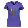 mardi gras v neck t shirts