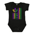 thumbnail image 1 of Inktastic Mardi Gras Flag Boys or Girls Baby Bodysuit, 1 of 5