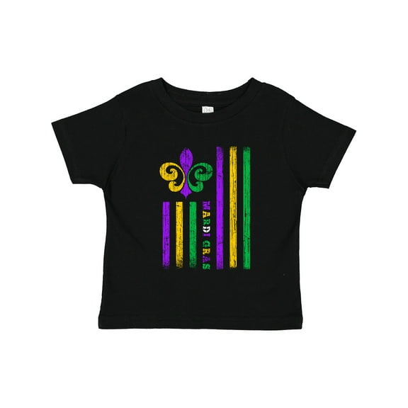 Inktastic Mardi Gras Flag Boys or Girls Toddler T-Shirt