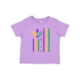thumbnail image 1 of Inktastic Mardi Gras Flag Boys or Girls Toddler T-Shirt, 1 of 5