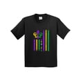 thumbnail image 1 of Inktastic Mardi Gras Flag Youth T-Shirt, 1 of 5