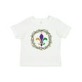 thumbnail image 1 of Inktastic Mardi Gras Fleur De Lis Beads Boys or Girls Baby T-Shirt, 1 of 5