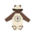 thumbnail image 1 of Inktastic Mardi Gras Fleur De Lis Beads Boys or Girls Long Sleeve Baby Bodysuit, 1 of 5