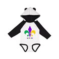 thumbnail image 1 of Inktastic Mardi Gras Fleur De Lis Gift Baby Girl Long Sleeve Bodysuit, 1 of 4