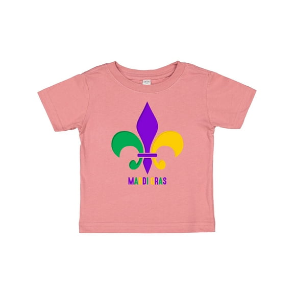 Inktastic Mardi Gras Fleur De Lis Girls Baby T-Shirt