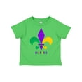 thumbnail image 1 of Inktastic Mardi Gras Fleur De Lis Girls Toddler T-Shirt, 1 of 5