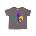 thumbnail image 1 of Inktastic Mardi Gras Fleur De Lis Girls Toddler T-Shirt, 1 of 5