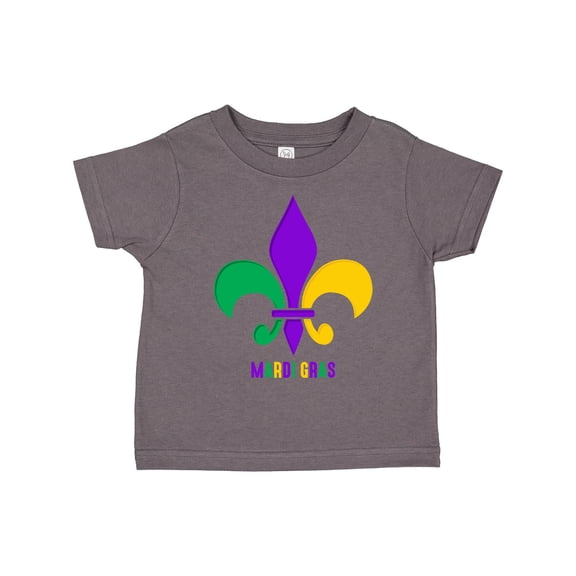Inktastic Mardi Gras Fleur De Lis Girls Toddler T-Shirt