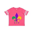 thumbnail image 1 of Inktastic Mardi Gras Fleur De Lis Girls Toddler T-Shirt, 1 of 5