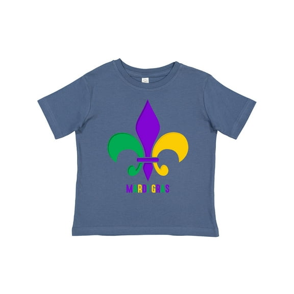 Inktastic Mardi Gras Fleur De Lis Girls Toddler T-Shirt