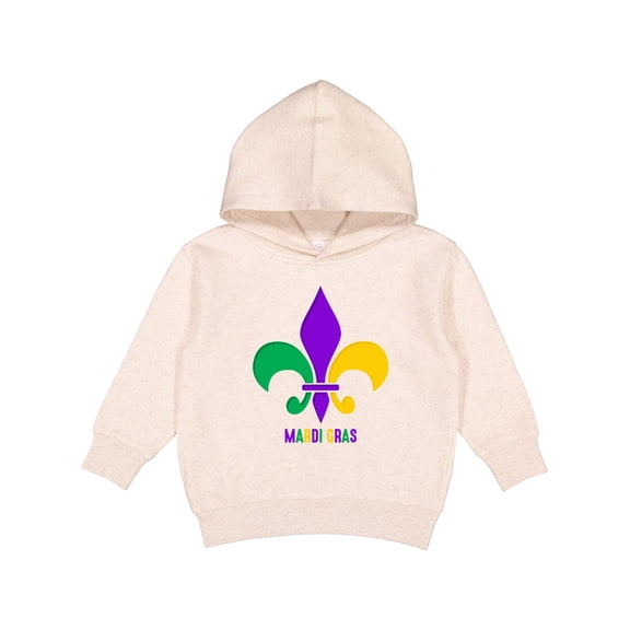 Inktastic Mardi Gras Fleur De Lis Toddler Hoodie