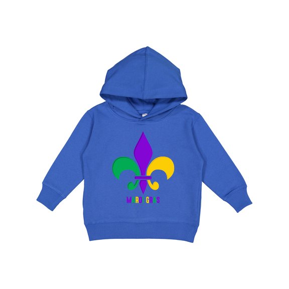 Inktastic Mardi Gras Fleur De Lis Toddler Hoodie