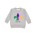 thumbnail image 1 of Inktastic Mardi Gras Fleur De Lis Toddler Sweatshirt, 1 of 4