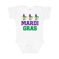 thumbnail image 1 of Inktastic Mardi Gras Fleur De Lis Trio Boys or Girls Baby Bodysuit, 1 of 5